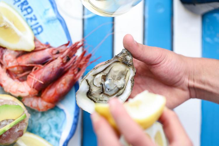 Il pescato del giorno e l’immancabile spaghetto alla Nerano